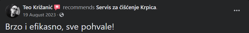 Krpica recenzije